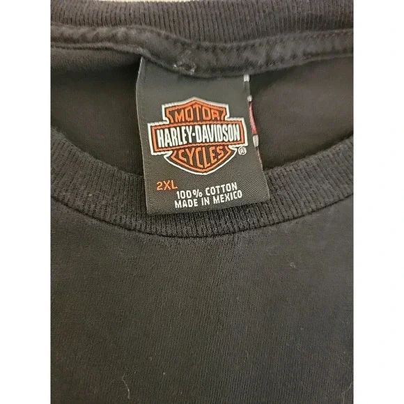 Harley Davidson T Shirt Mens 2XL Black Bahamas 2009 Skull Cotton - Picture 3 of 7